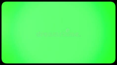 Effect Of An Old TV With A Kinescope On A Green Screen Old TV Chroma