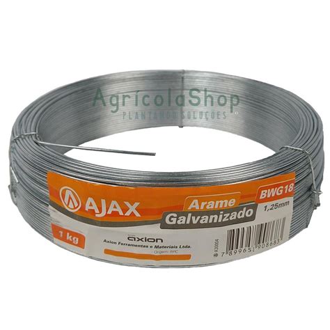 Arame Galvanizado Liso Bwg Mm Rolo Kg Metros Submarino