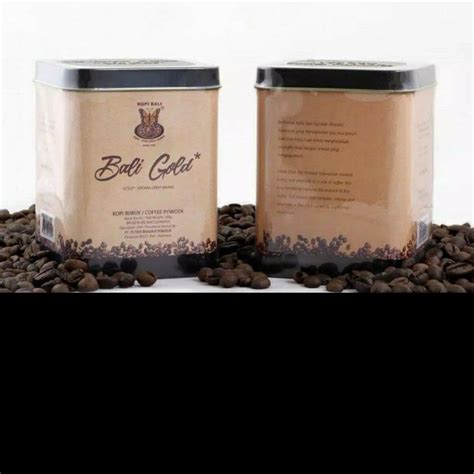 Jual Kopi Bali Gold Premium Kemasan Kaleng 100 Gram CoffeeProduk Kopi