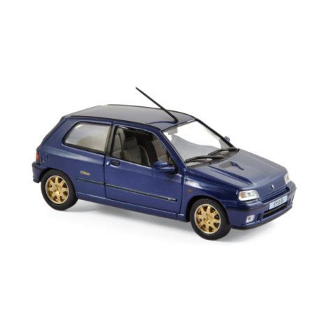 Miniature Renault Clio Williams 1996 Bleu 1 43