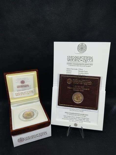 Vatican 2 Euro 2023 Perugino BU Proof 2 Monete Catawiki