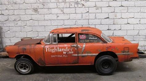 1 25 Scale 55 Chevy Built As An Old Gasser Based On The Kit By AMT But