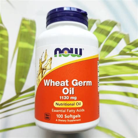 Wheat Germ Oil Mg Softgels Now Foods