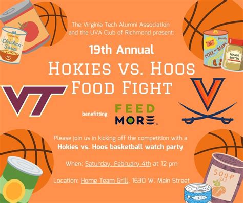 Hokies vs. Hoos Kickoff - Watch VT vs. UVA Basketball Game! | Home Team ...