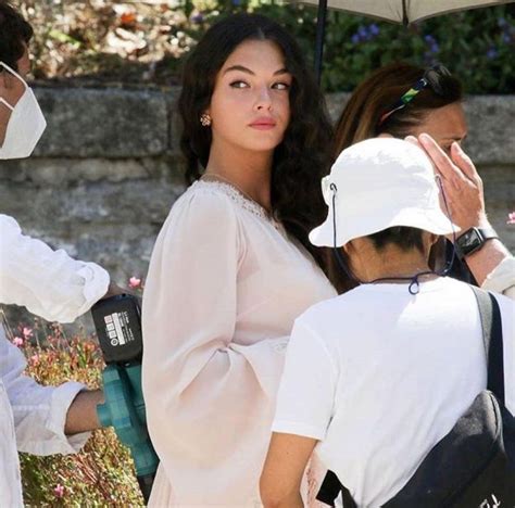 ≡ Monica Belucci And Vincent Cassels Daughter Deva On Shoot In Italy