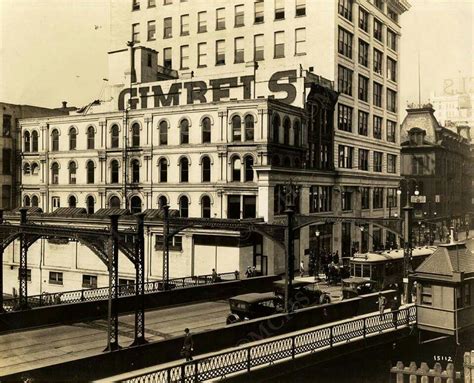 Early View Of Gimbels Department Store In Downtown Milwaukee