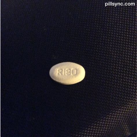 R180 Oval White Tizanidine 4 Mg As Tizanidine Hydrochloride 458 Mg