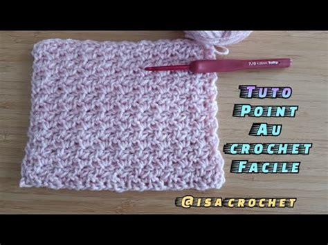 Tuto Point Au Crochet Facile Rang De R P Tition Utiliser Pour Pull