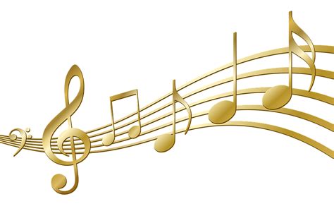 Free illustration: Scores, Staff, Treble Clef, Gold - Free Image on ...