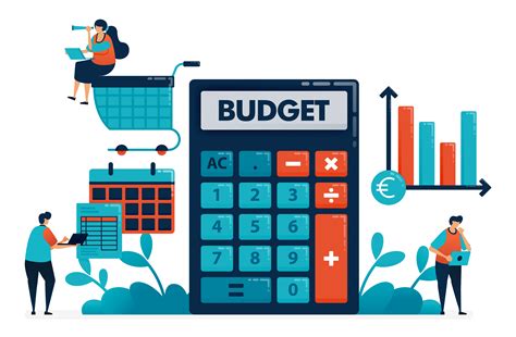 budget vector art icons  graphics