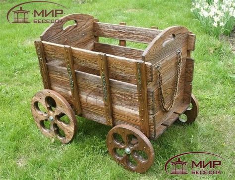 Телега деревянная 12 – Мир беседок