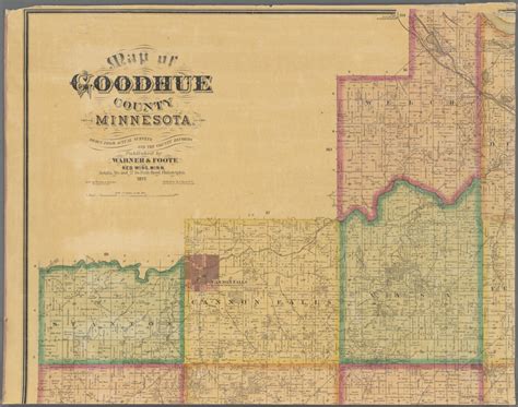 Map Of Goodhue County Minnesota Nypl Digital Collections