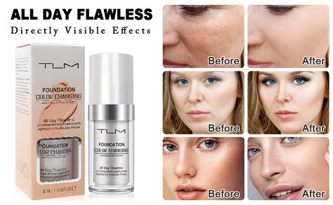 Amazon TLM Color Changing Foundation Nude Makeup Color Changing Concealer Full Coverage