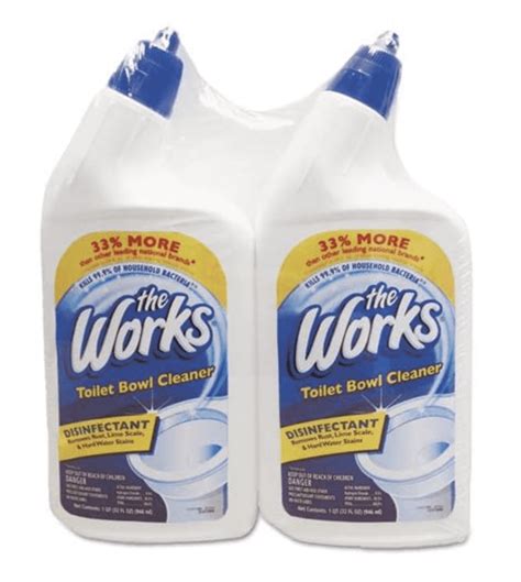 The Works Toilet Bowl Cleaner 32 Ounce 2 Pack