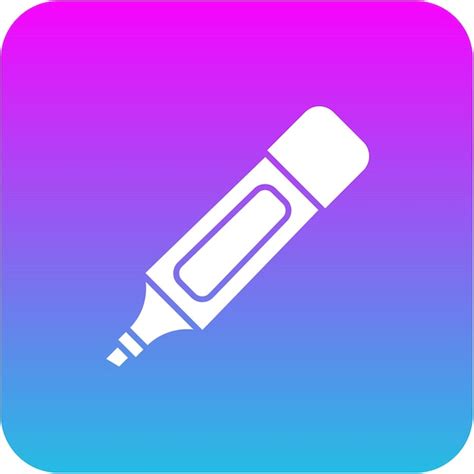 Premium Vector Highlighter Icon