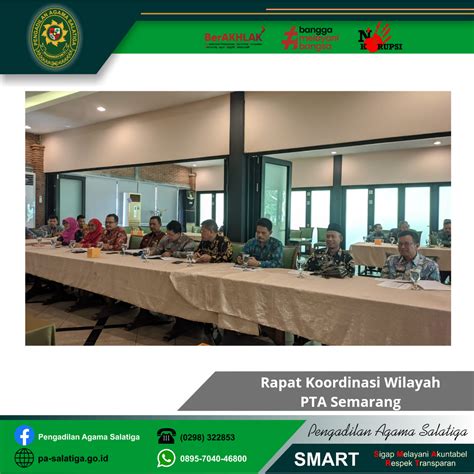 Rapat Koordinasi Wilayah Pta Semarang Pengadilan Agama Salatiga