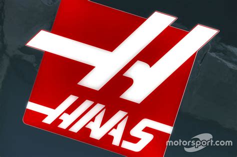 Haas F1 Team logo at Barcelona March testing