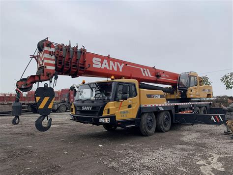 Used SANY STC750 75 Ton Truck Hydraulic Mobile Crane China