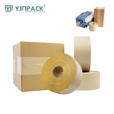 Fba Inventory Gummed Brown Paper Kraft White Wet Water Activated Custom