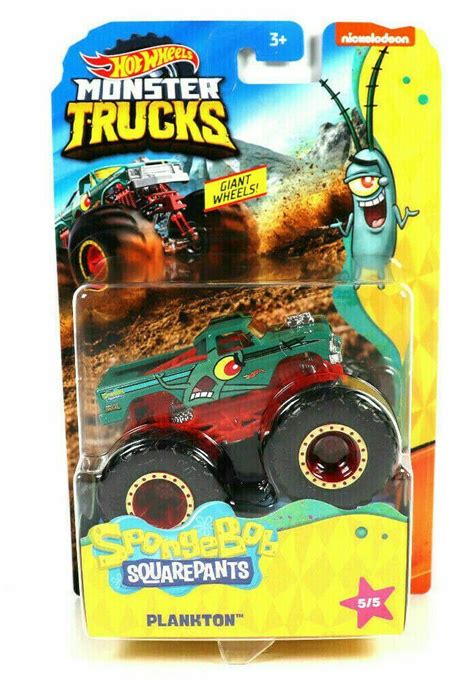 Mattel Hot Wheels Monster Trucks Spongebob Aquarepants LKW Cars Kaufen Bei Hood De