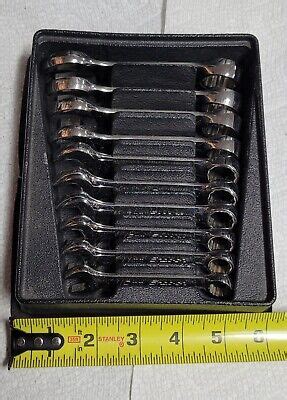 Snap On Tools Metric Combination 10 Wrench Set Stubby OX1M10B 19B EBay