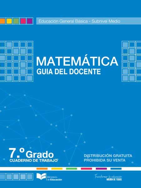 Cuadernos De Trabajo 7 Grado Resueltos MinEduc