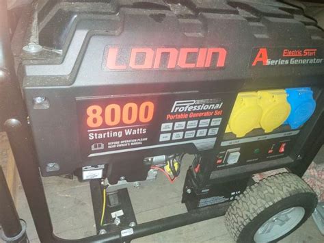 Loncin Lc8000 Electric Start Generator For Sale in Tallow, Waterford ...