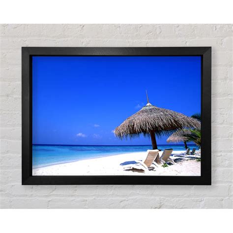 House Of Hampton Gerahmtes Wandbild Lovers Sea Shore Beach Wayfair De