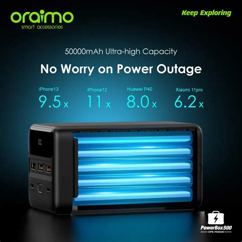 Oraimo PowerBox 500 OPB P500QN 50000mAh 22 5W Power Bank Sophie S