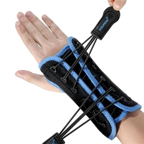 Velpeau Quick Wrap Wrist Brace For Carpal Tunnel Relief Night Sleep Support Immobilizer With