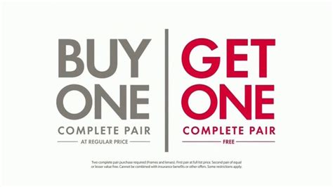 Visionworks Buy One Get One Free Sale Tv Commercial A Backup Pair Of