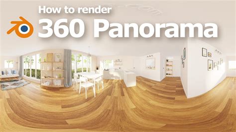 Blender Panoramic Camera To Render 360 Background Image For HDRI