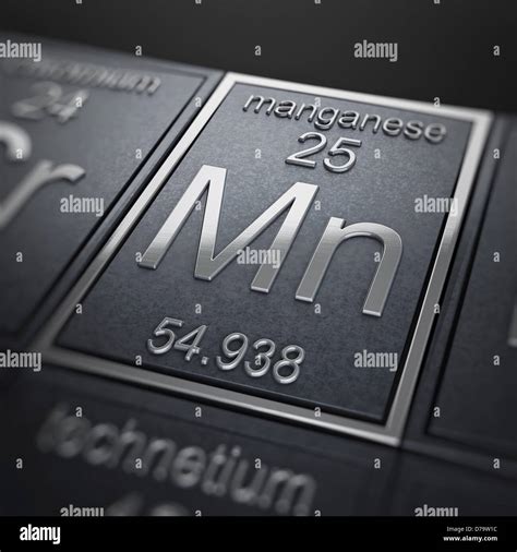 Manganese Chemical Element Stock Photo - Alamy