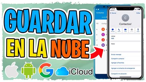 Como Guardar Mis Contactos En La Nube IPhone Y Android YouTube