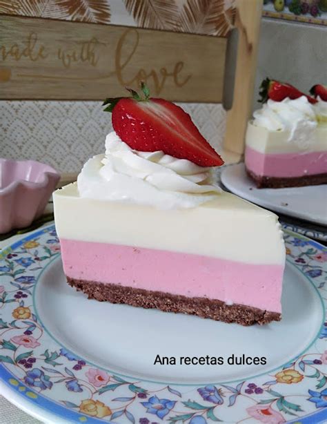 Tarta De Chocolate Blanco Y Fresas Sin Horno Todo Para Ti