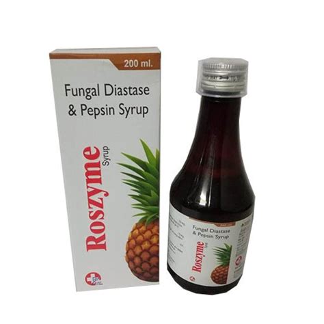 Roszyme Fungal Diastase Pepsin Syrup Ml At Rs Bottle In