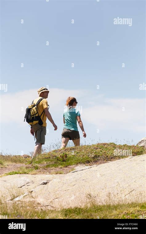 Hiking In Andorra Stock Photo Alamy