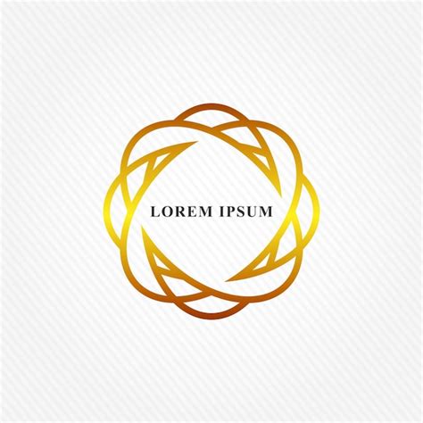 Premium Vector | Gold logo design ideas