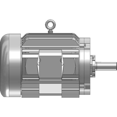 Baldor Reliance Three Phase Ac Motor Tefc Enclosure Msc Direct