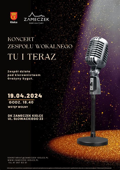 Koncert Zespo U Wokalnego Tu I Teraz Fotorelacja Dom Kultury