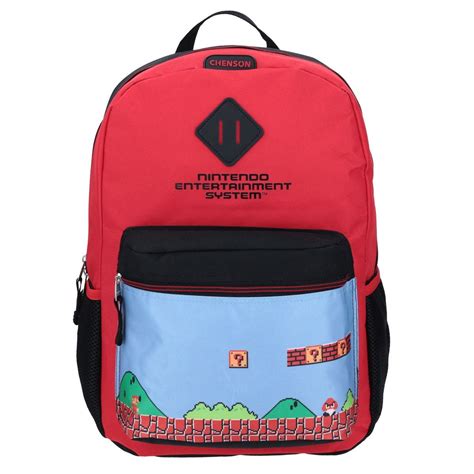 Mochila Grande Mario Bros Rojo Chenson Mb R