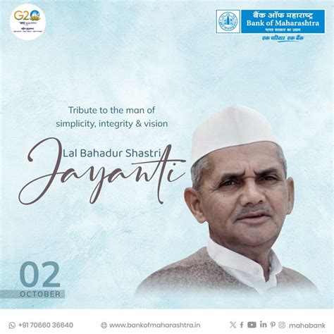 Remembering The Humble And Visionary Leader Lal Bahadur Shastri On