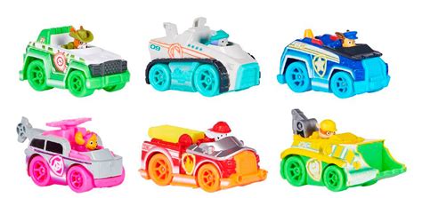 Paw Patrol 6 Stk Neon Metalbiler Køb Hos Billigleg