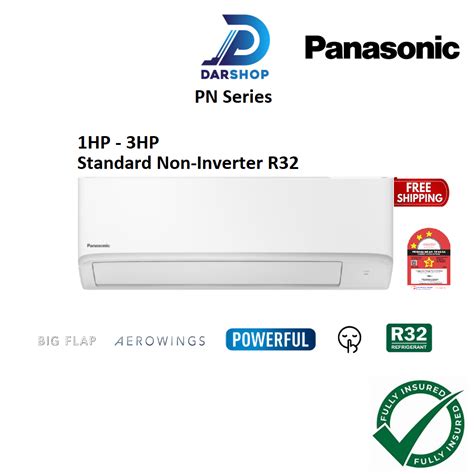 Panasonic Aircond Non Inverter Pn Series R Air Conditioner Hp Hp