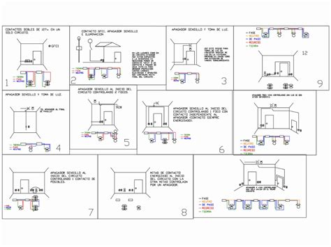 Instalación Eléctrica En Autocad Descargar Cad 8567 Kb Bibliocad