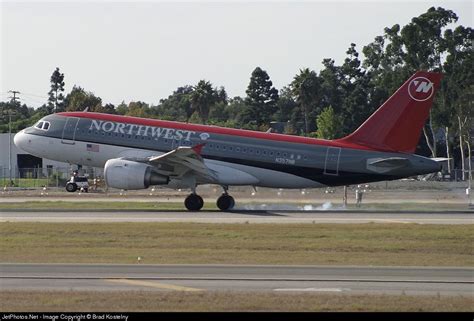 N Nb Airbus A Northwest Airlines Brad Kostelny Jetphotos