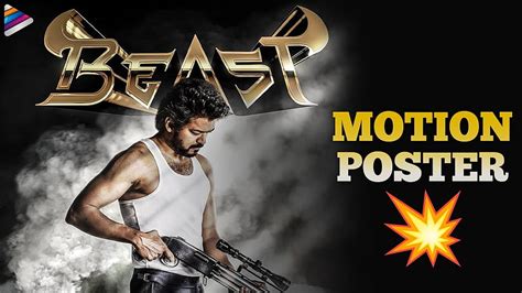 Vijay Beast Motion Poster Beast Movie Motion Poster Thalapathy Vijay