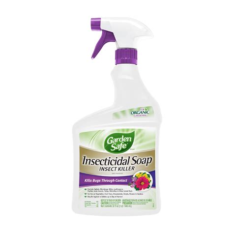 Insecticidal Soap Insect Killer 32 Oz Ready To Use Garden Safe