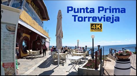 Punta Prima Torrevieja Costa Blanca SpainTuesday Morning Walking