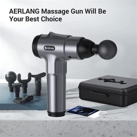 Aerlang Muscle Massage Gun Portable Handheld Percussion Massager Gun